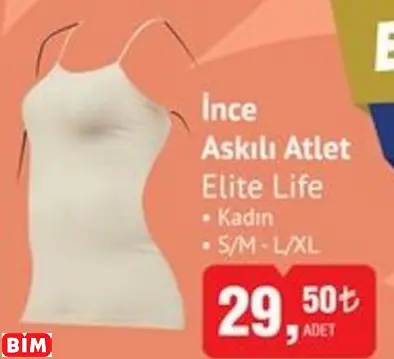 ELİTE LİFE İNCE ASKILI ATLET